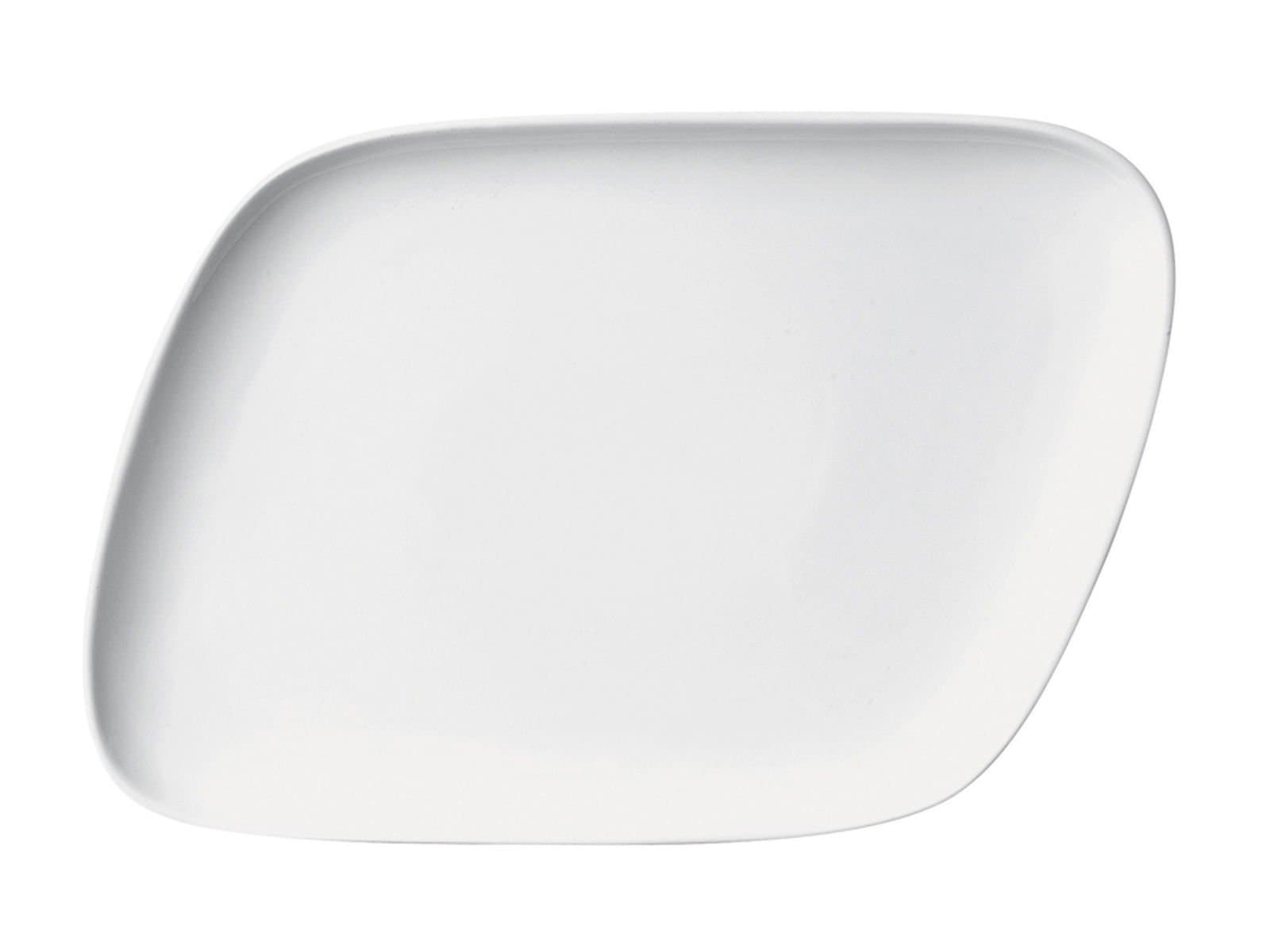 Porland Perspective White Flat Plate 40cm 6 Pieces