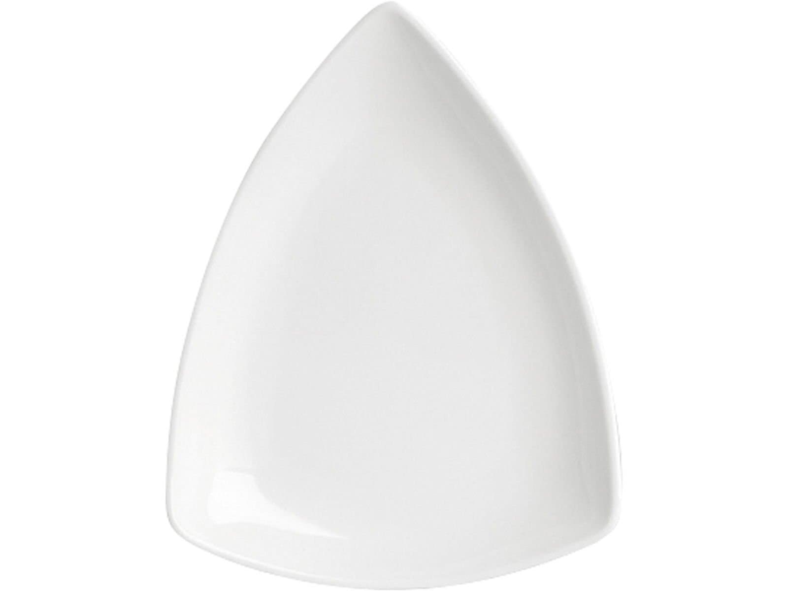Porland Lotus White Boat Plate 24cm 2 Pieces