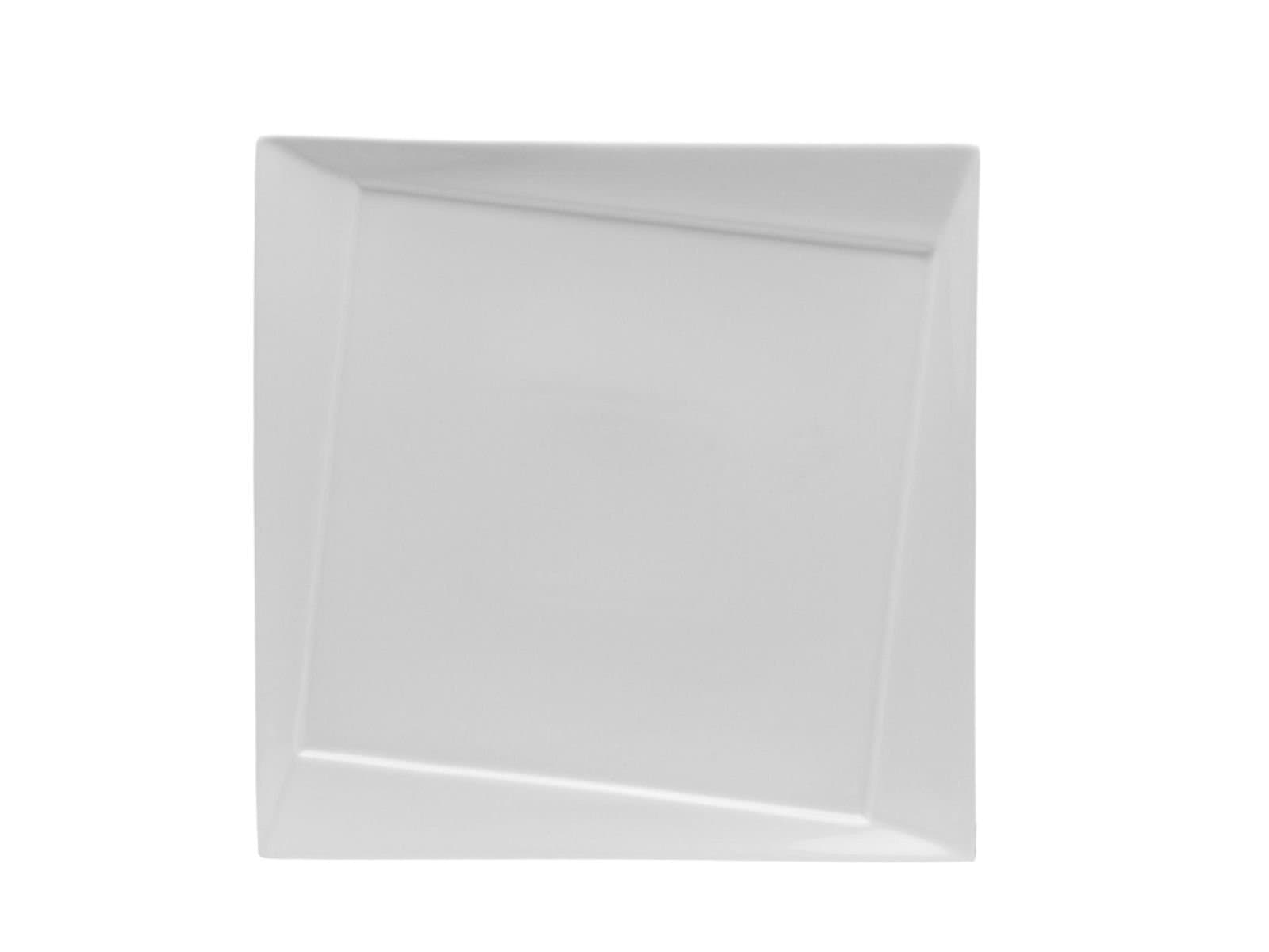 Porland Twist White Flat Plate 30x30cm 6 pieces