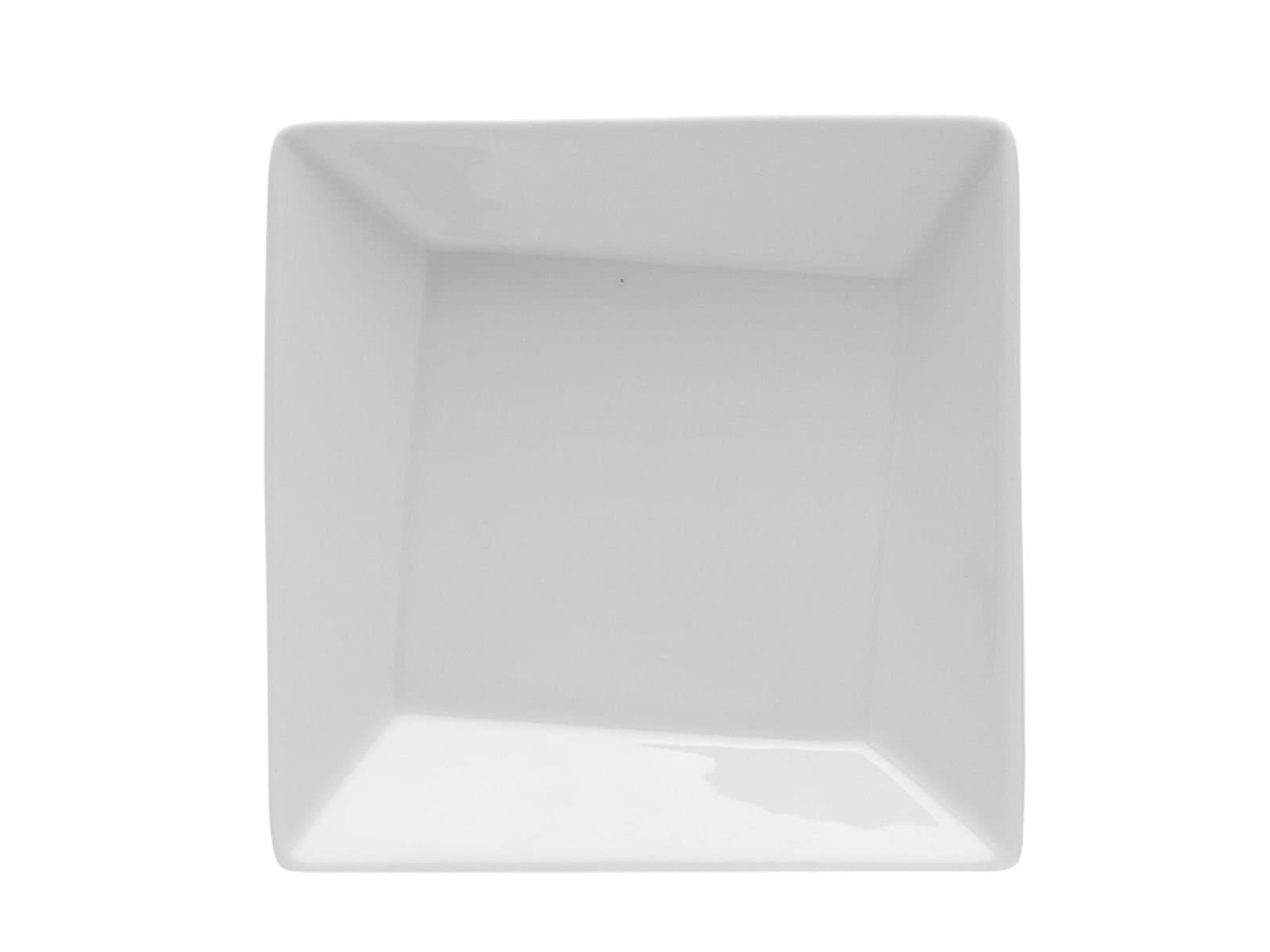 Porland Twist White Deep Plate 13cm 6 Pieces