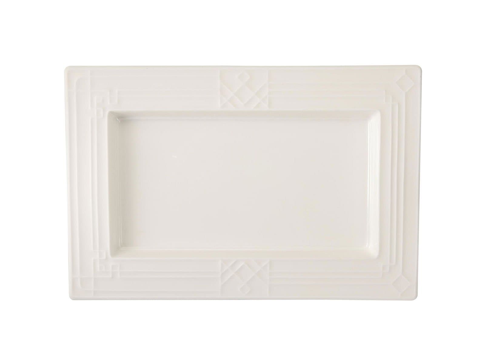 Porland Superior Bone Porcelain Elix Boat Plate 22x33cm