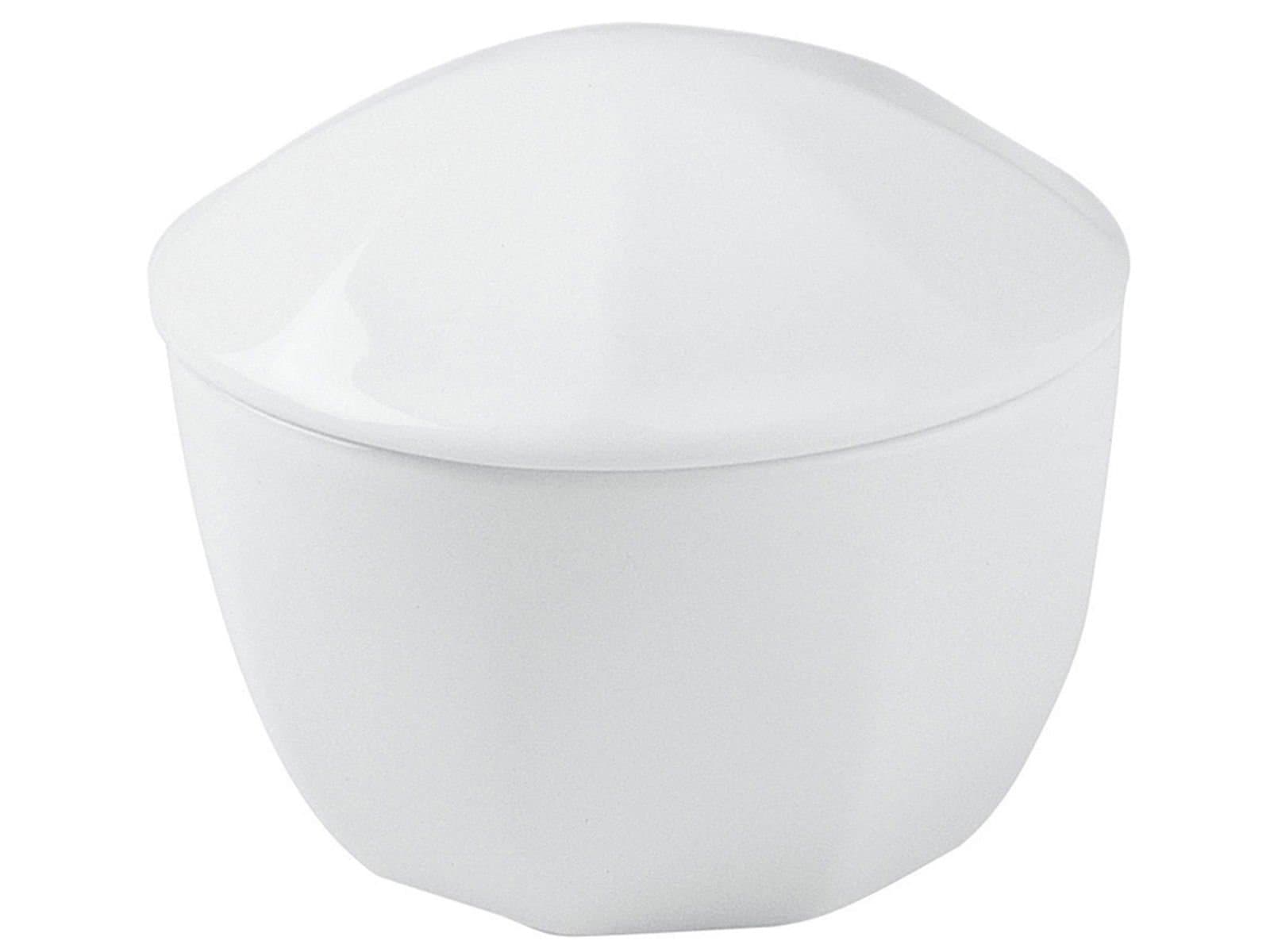 Porland Lebon White Lidded Sugar Bowl 155cc 6 Pieces