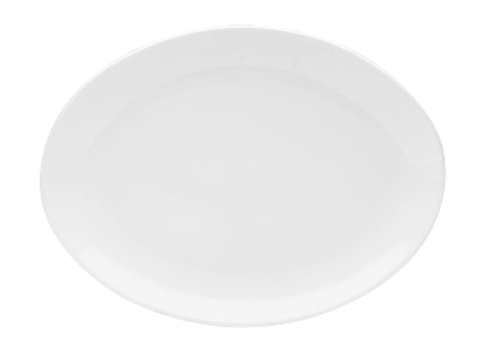 Porland Soley White Boat Plate 24cm 6 pieces