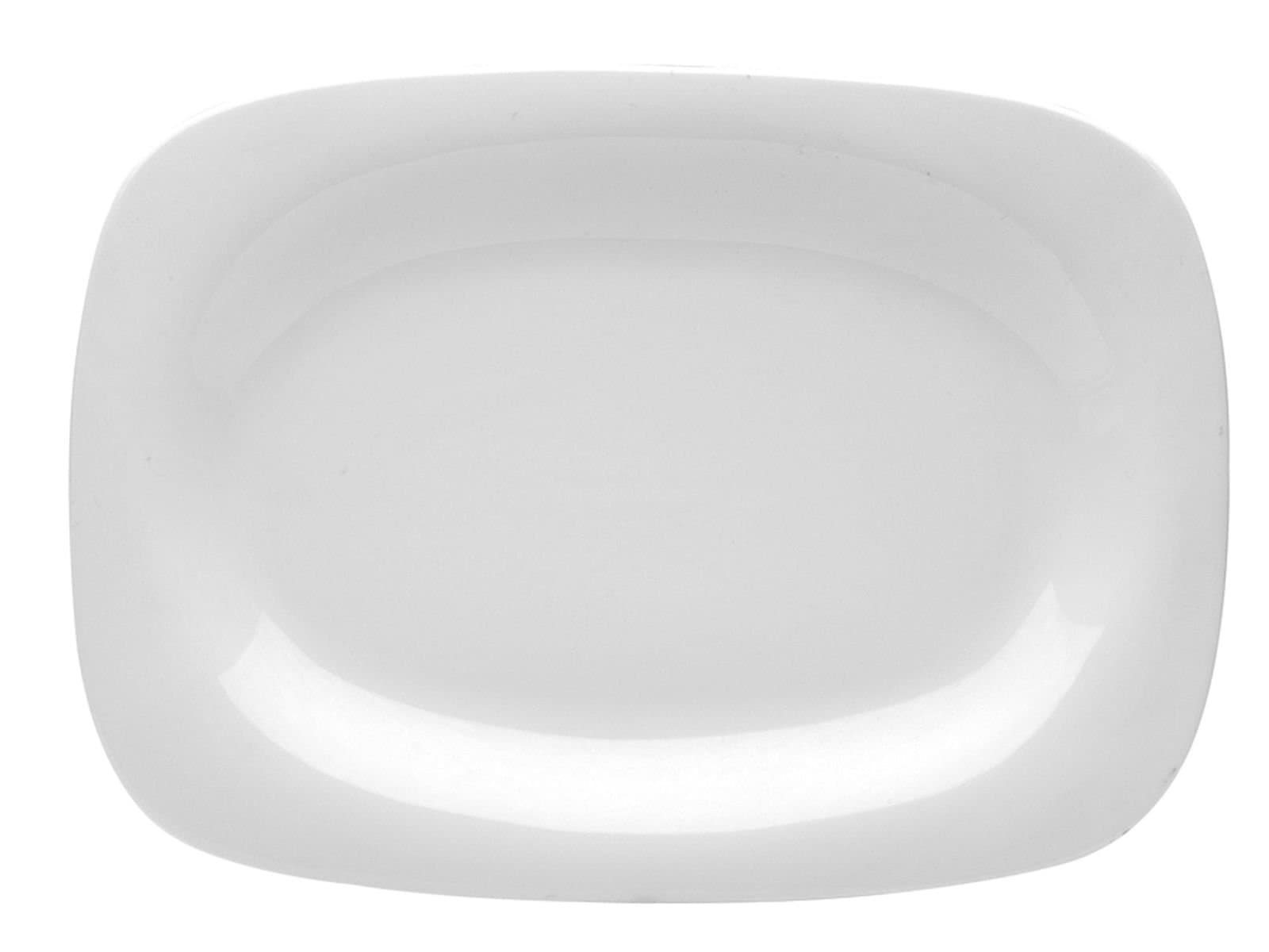 Porland Paloma White Boat Plate 24cm 6 Pieces