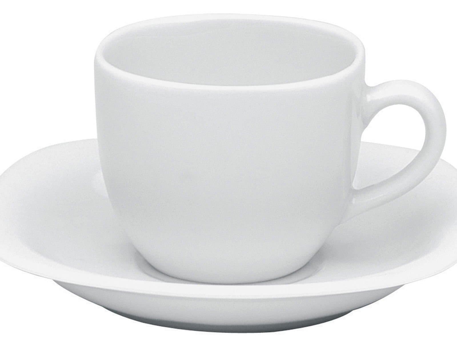 Porland Paloma White Saucer Coffee Cup 92cc 12 Pieces