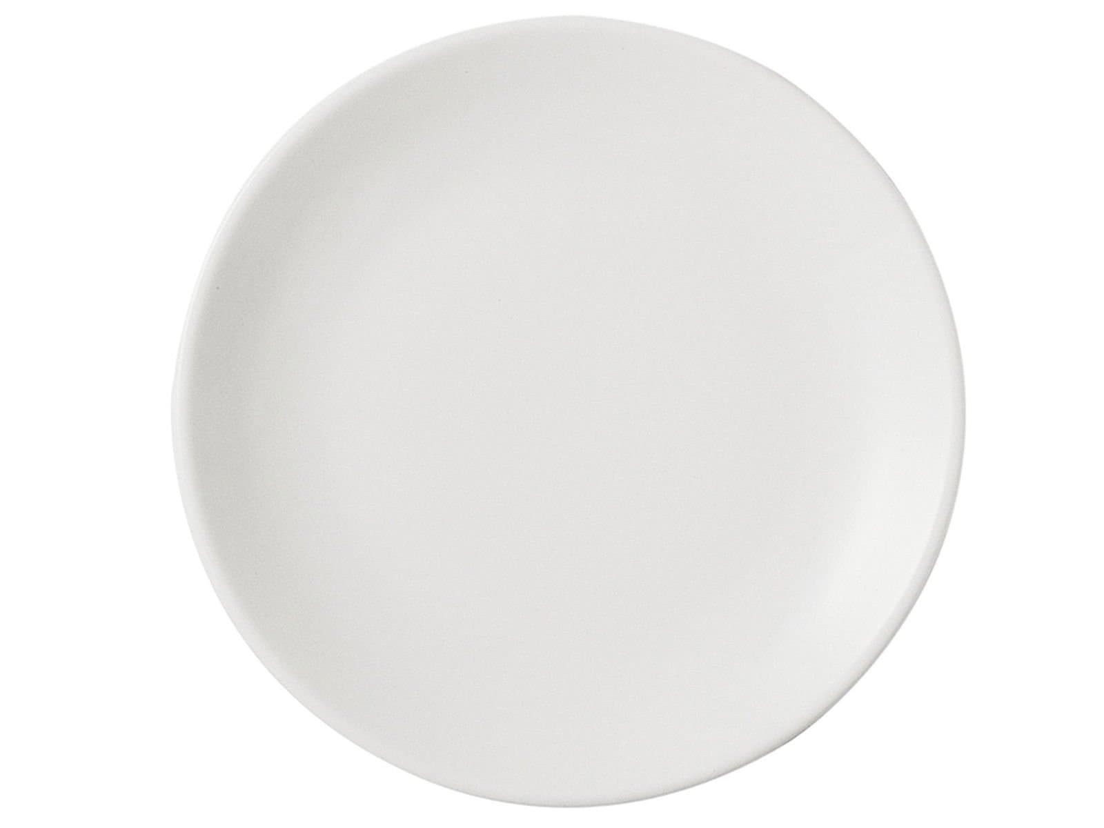 Porland Lebon White Thick Flat Plate 32cm 6 Pieces