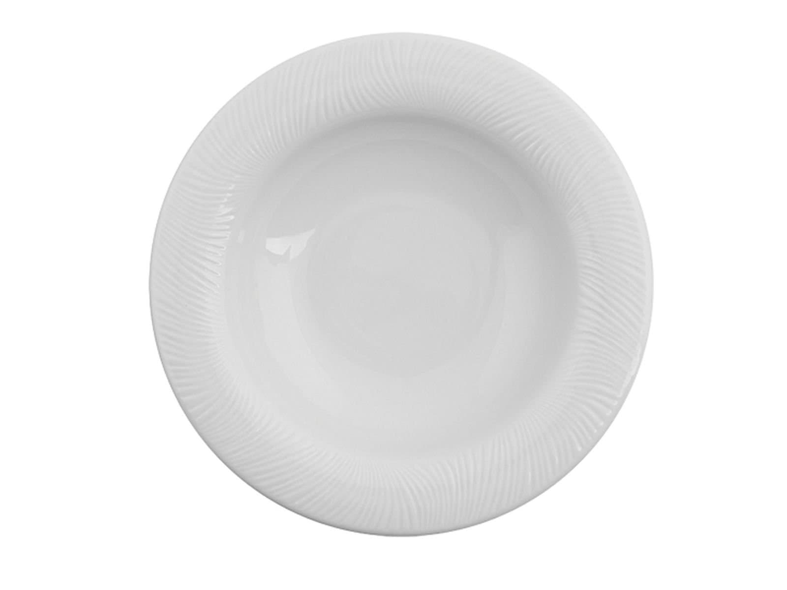 Porland Lara White Deep Plate 30cm 6 Pieces
