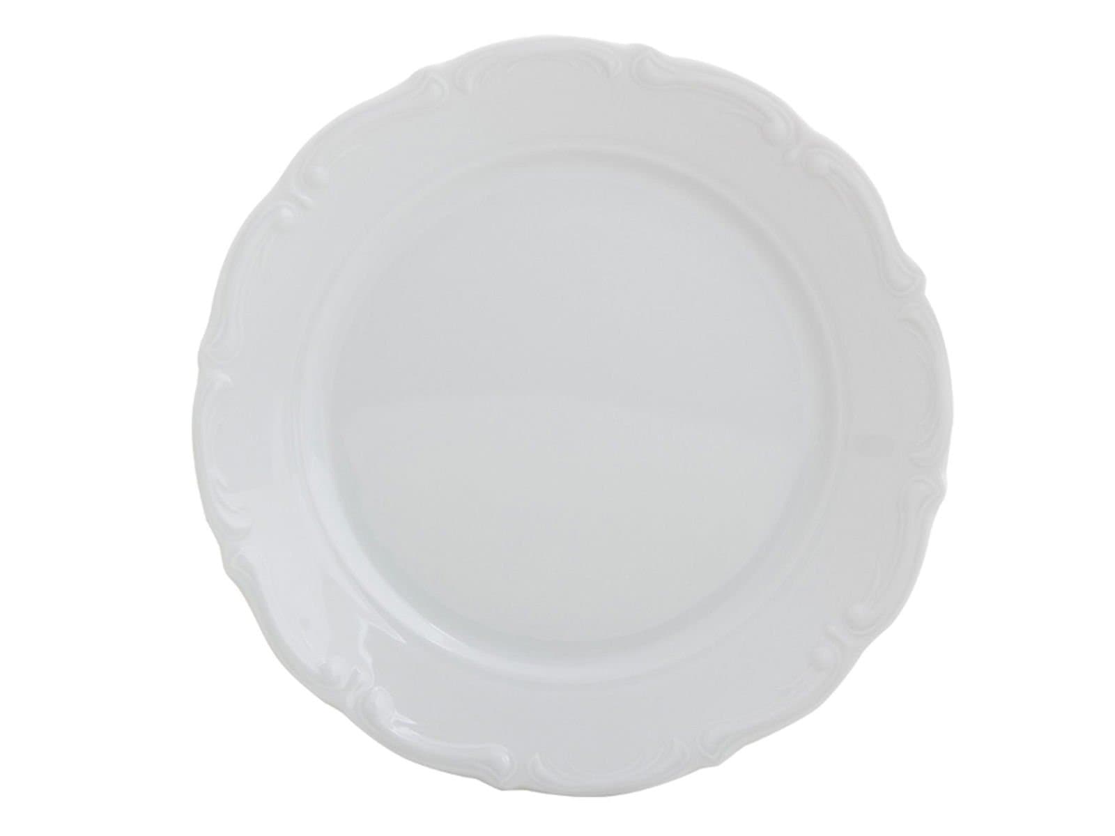 Porland Maria White Flat Plate 31cm 6 Pieces
