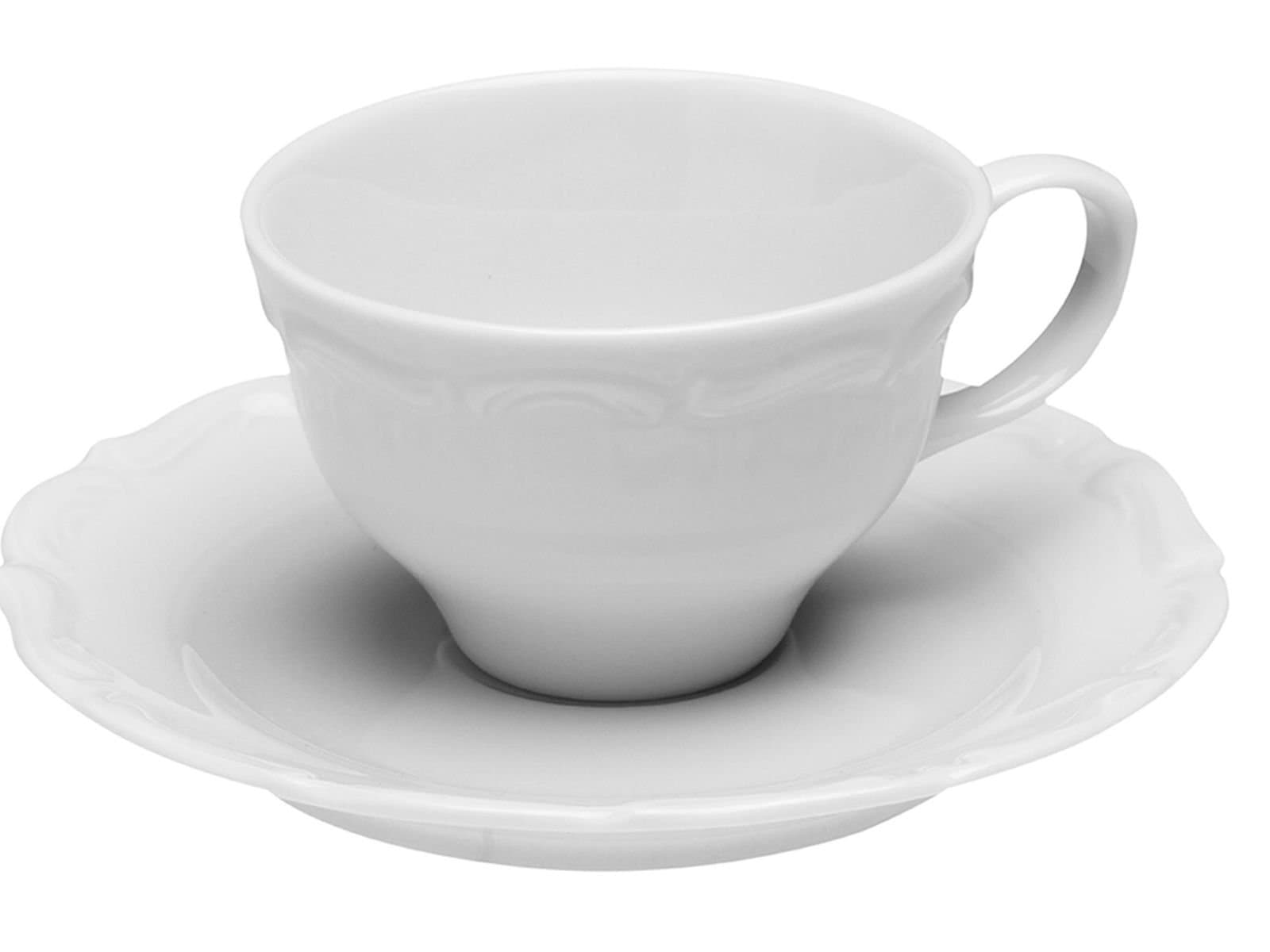 Porland Maria White Saucer Coffee Cup 75cc 12 Pieces