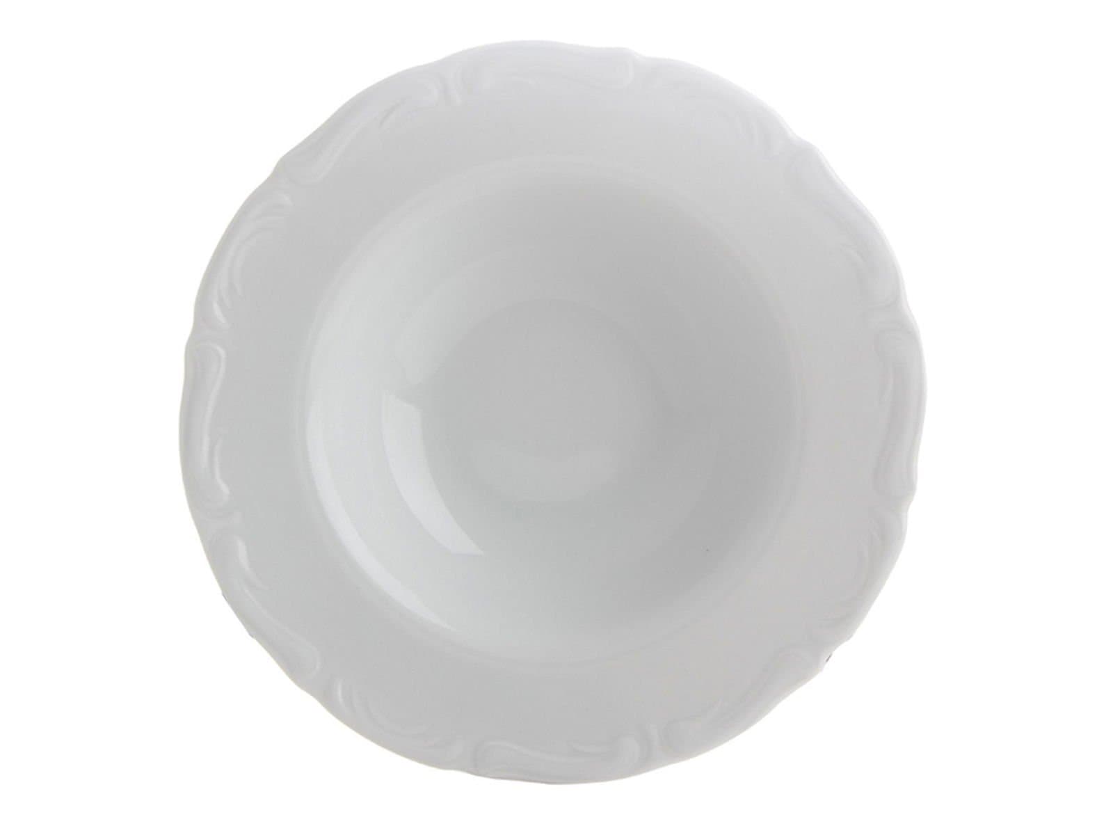 Porland Maria White Pasta & Salad Plate 27cm 6 Pieces