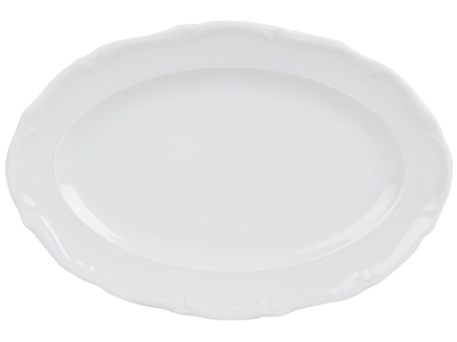 Porland Maria White Boat Plate 35cm 6 Pieces