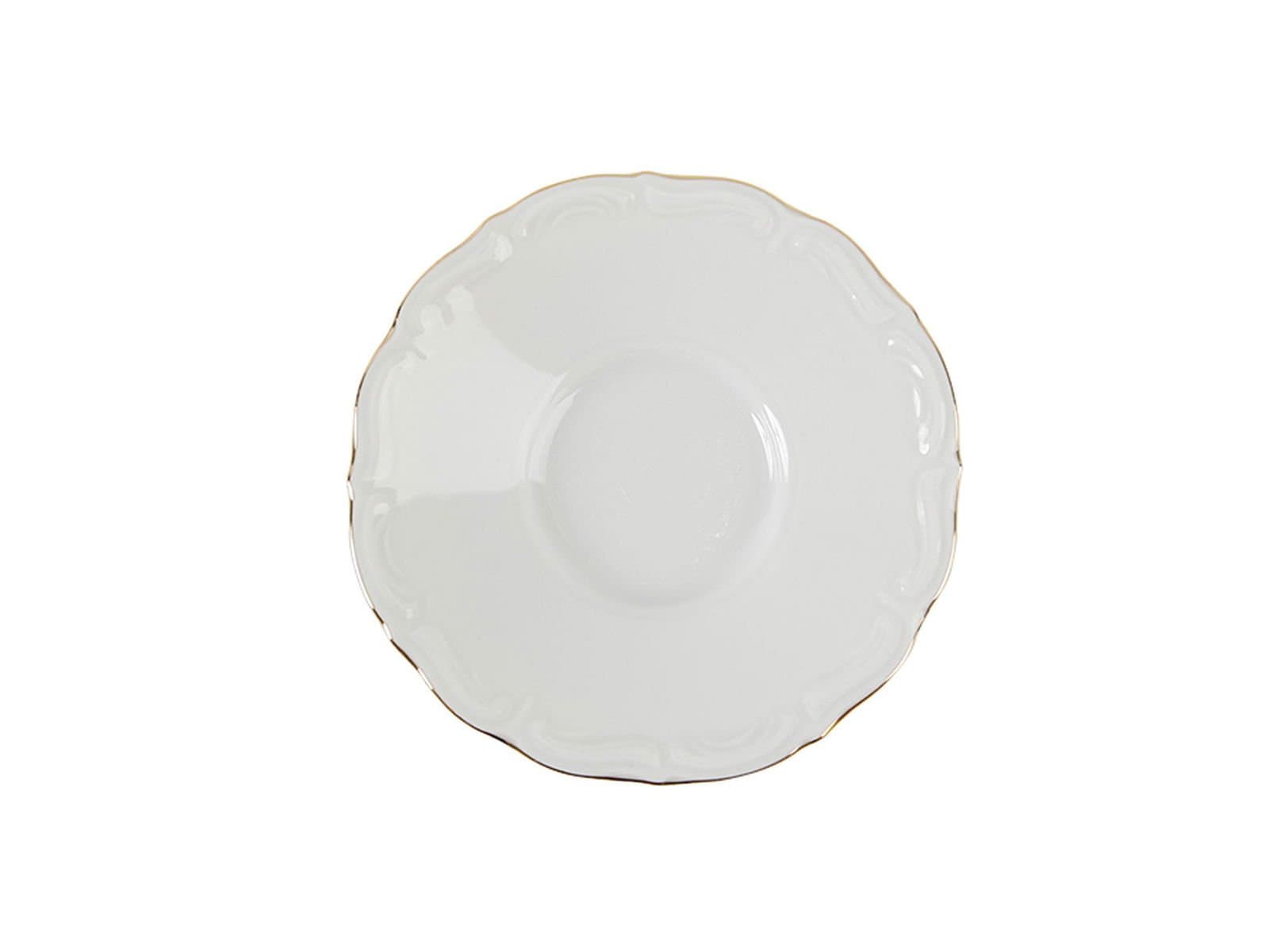 Porland Maria Gold Gilded Tea Plate 11cm 6 Pieces