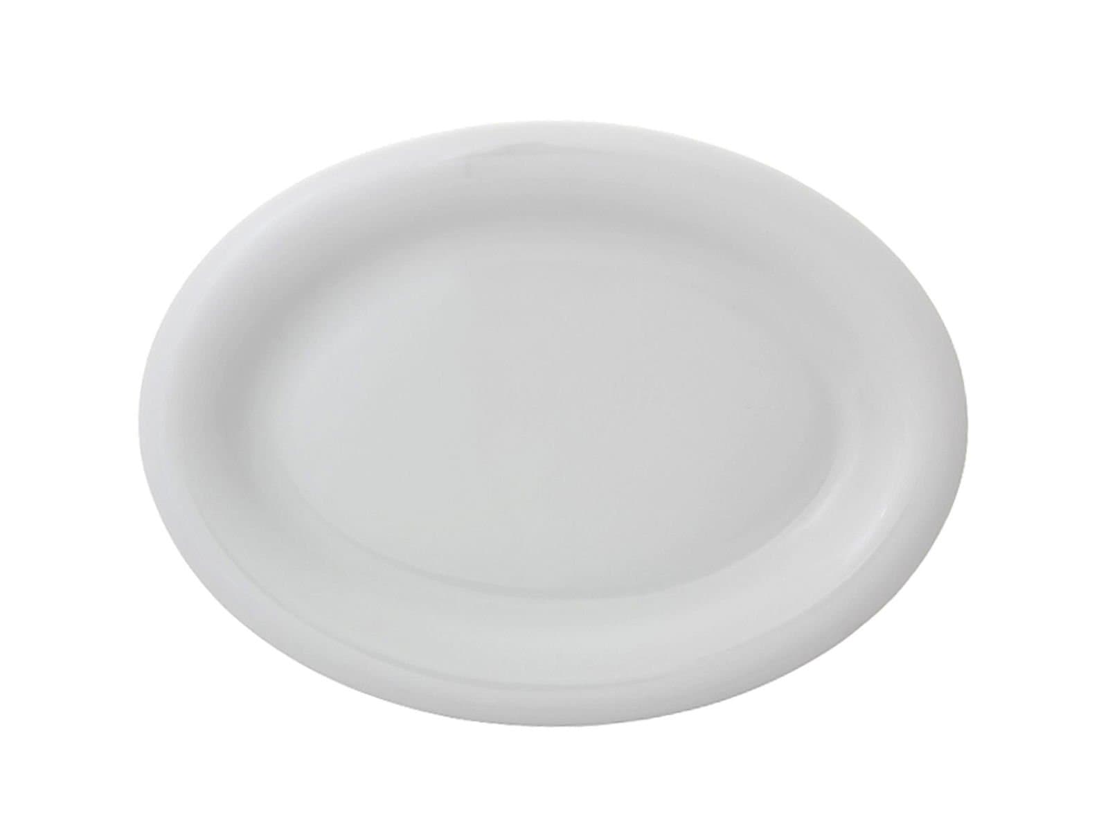 Porland Dove White Boat Plate 33cm 6 pieces