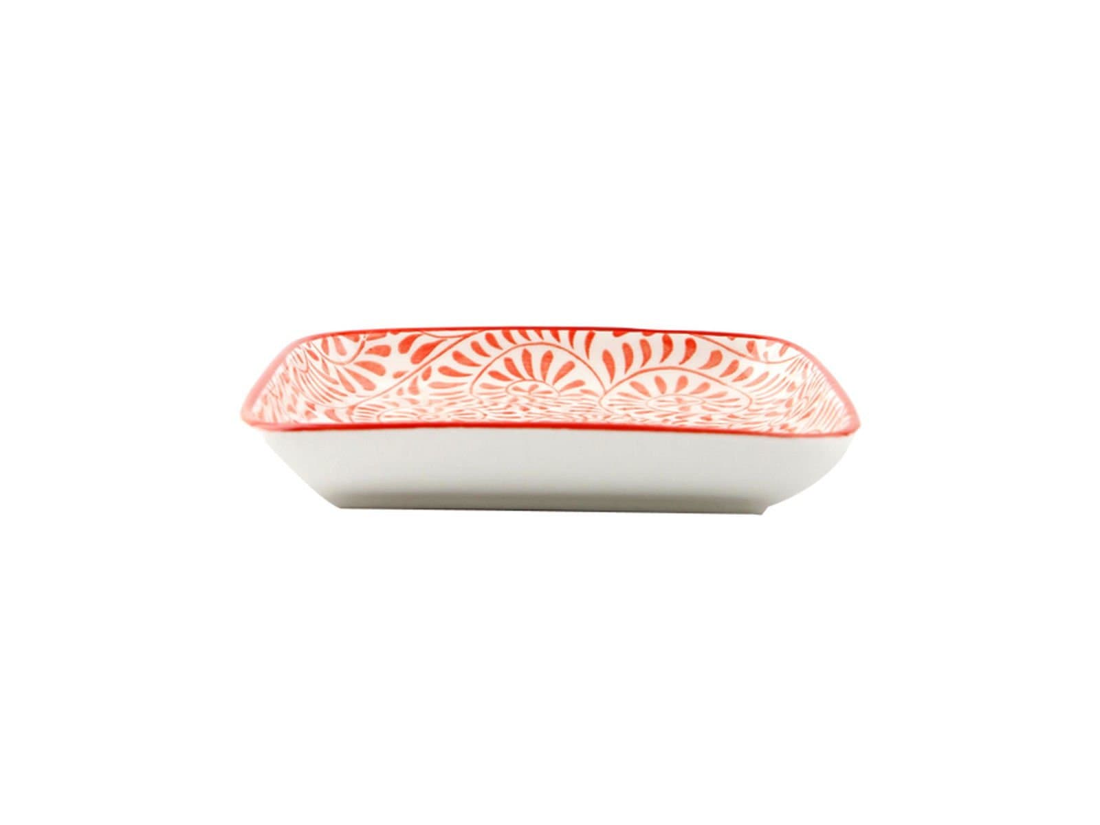Porland Mix&Match Red Plate 13cm 6 Pieces
