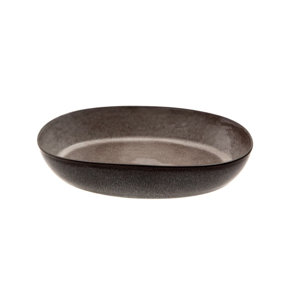 Jumbo Twin Smoked Boat Plate 29 cm