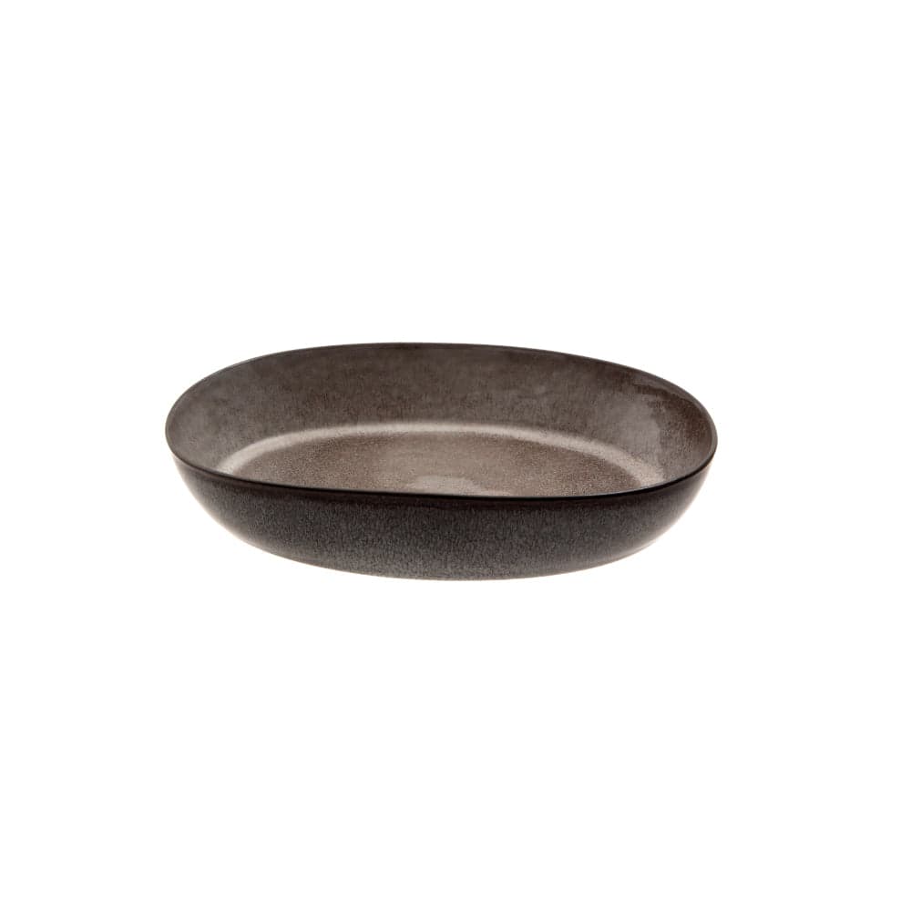 Jumbo Twin Smoked Boat Plate 20 cm
