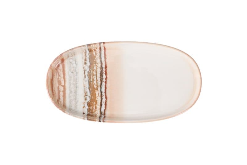 Terra Oval Plate 21 cm