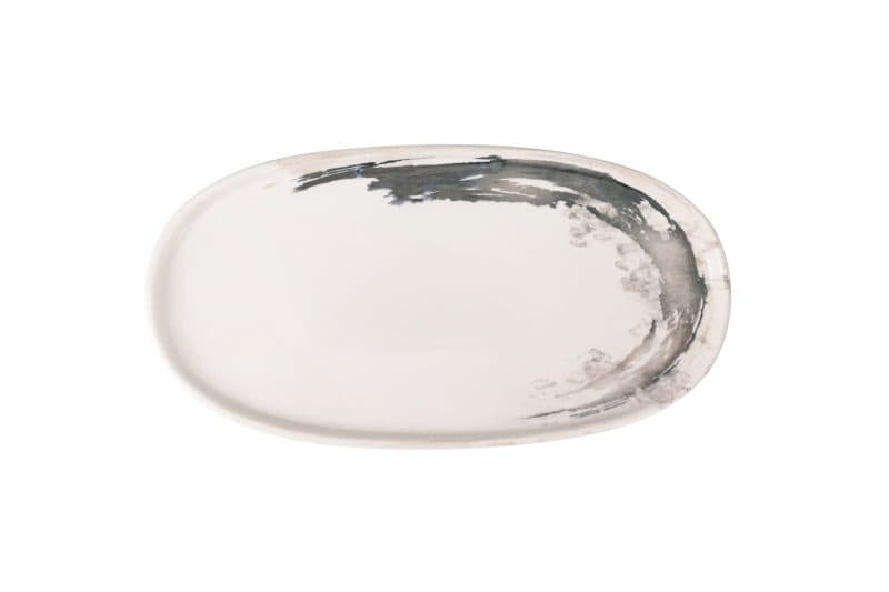 Quartet Slate Oval Plate 21 cm