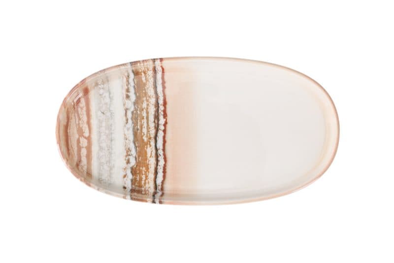 Terra Oval Plate 34 cm