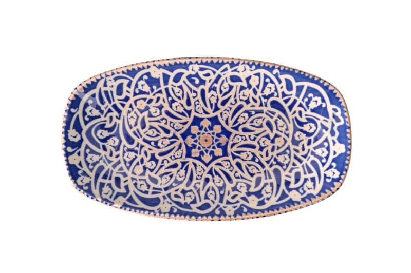 Oriental Oval Plate 25 cm