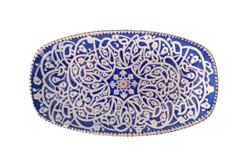 Oriental Oval Plate 29 cm