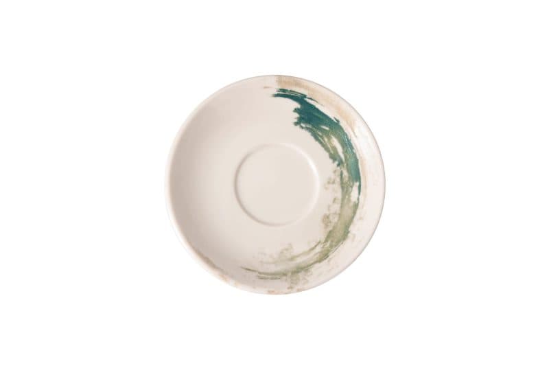 Quartet Leafy Coupe Saucer For Coffee Cup 12 cm