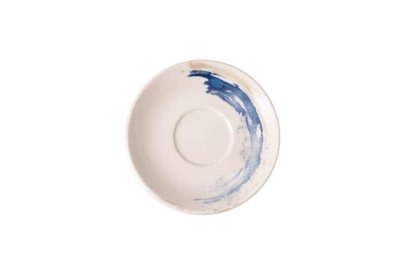 Quartet Aqua Coupe Saucer For Coffee Cup 13 cm