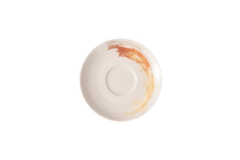 Quartet Flame Coupe Saucer For Tea/Coffee Cup 16 cm