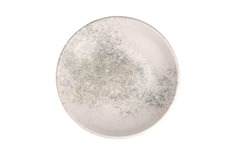 Smoky Matte Blue Deep Plate 26 cm