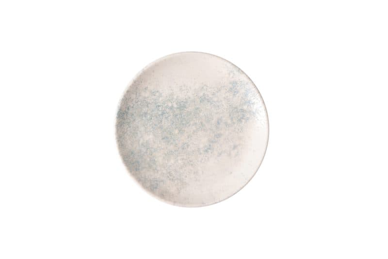 Smoky Matte Blue Coupe Flat Plate 15 cm