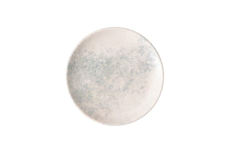 Smoky Matte Blue Coupe Flat Plate 21 cm