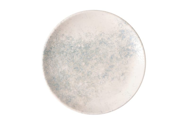 Smoky Matte Blue Coupe Flat Plate 27 cm