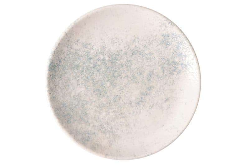 Smoky Matte Blue Coupe Flat Plate 30 cm