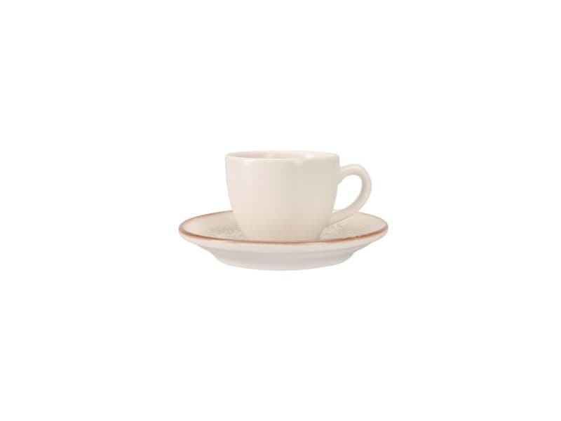 Cortado Bowl Shape Coffee Cup&Coupe Saucer 90 cc