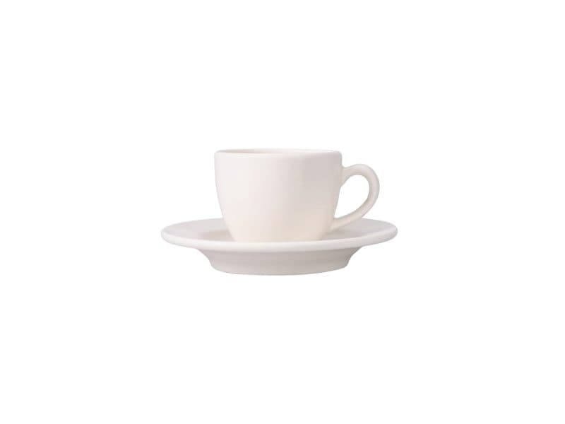 Aida Bowl Shape Coffee Cup& Rimmed Saucer 90cc