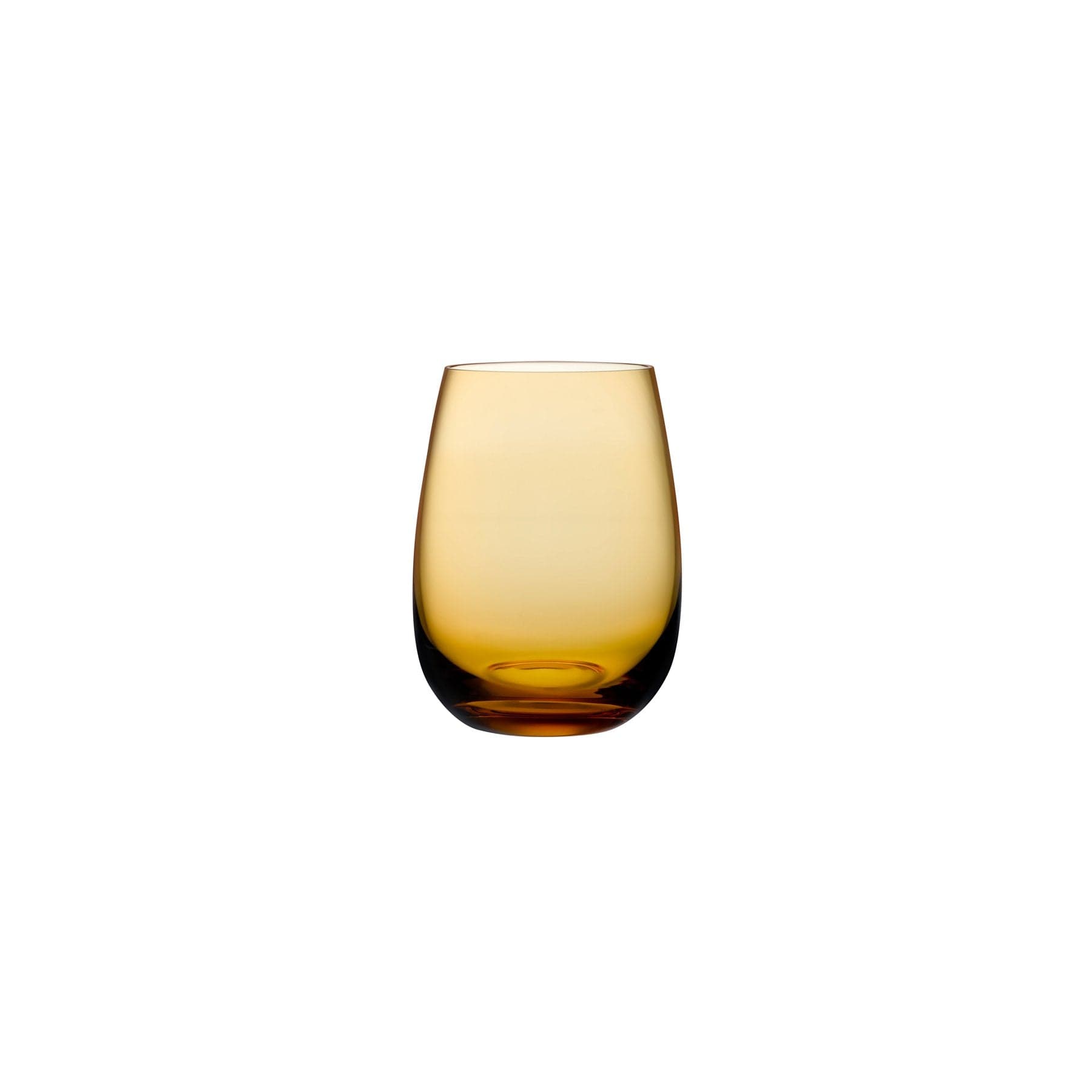 Colored U Set of 4 Water Glasses