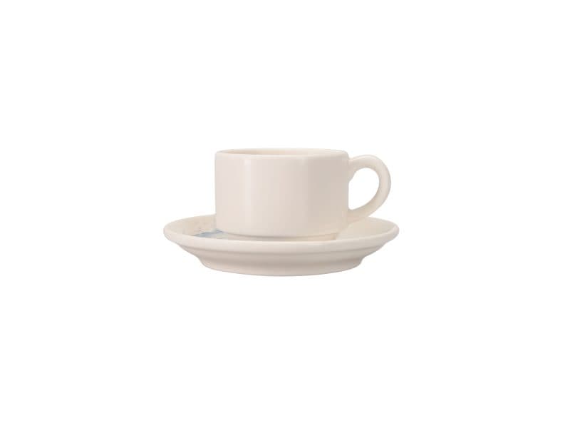 Quartet Aqua Coupe Tea/Coffee Cup&Coupe Saucer 180 cc