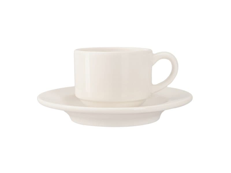 Aida Bowl Shape Coffee Cup& Rimmed Saucer 365 cc