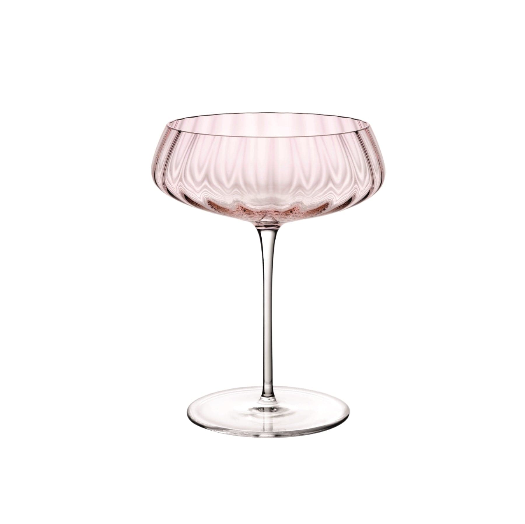 Round Up Dusty Rose Double Cup Glass Set