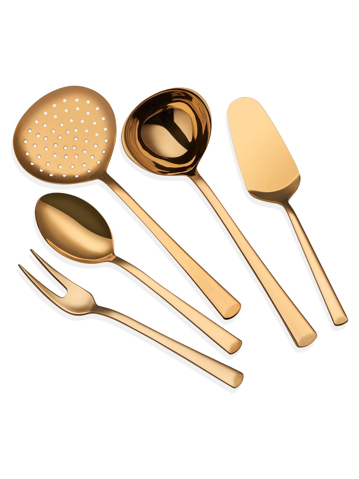 Antares - Gold Titanium - Serving Set - 5 Pieces