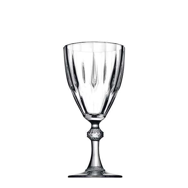 Pasabahce Diamond Stemmed Glass 300cc