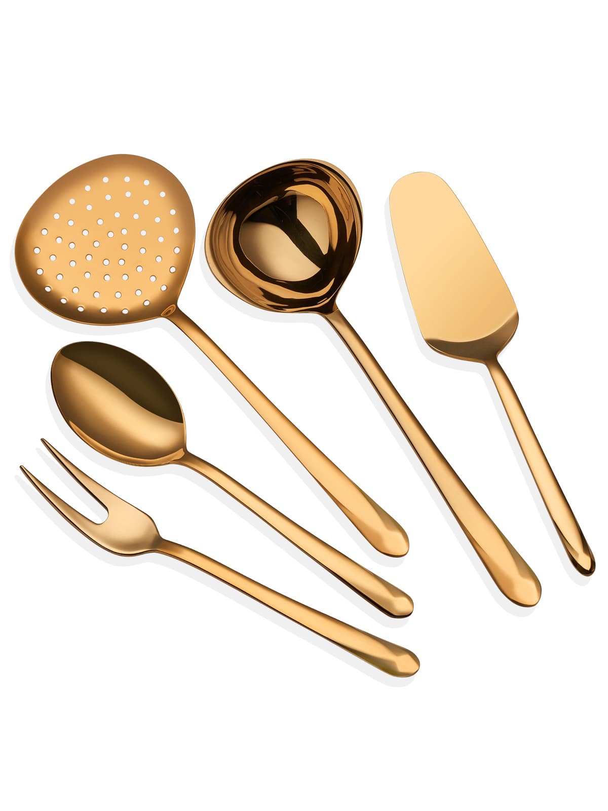 Asellus - Gold Titanium - Service Set - 5 Pieces