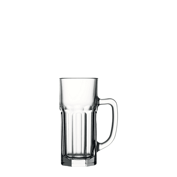 Pasabahce Casablanca Handled Glass Mug 375cc