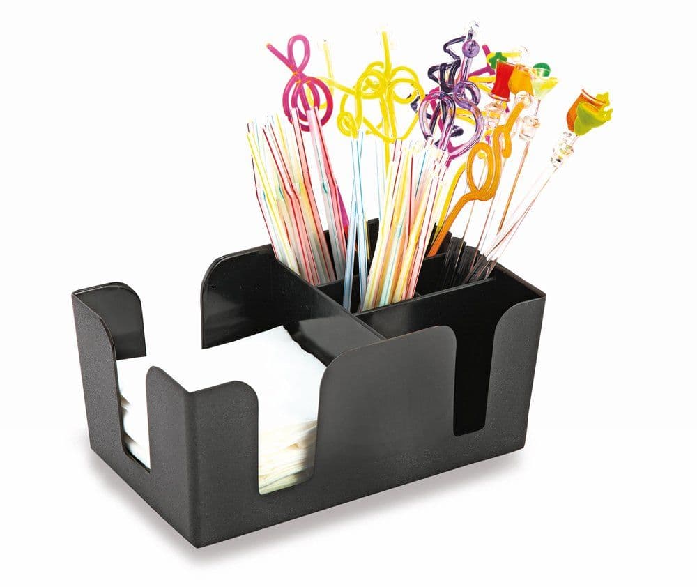Kapp Bar Caddy / Napkin and Straw Holder