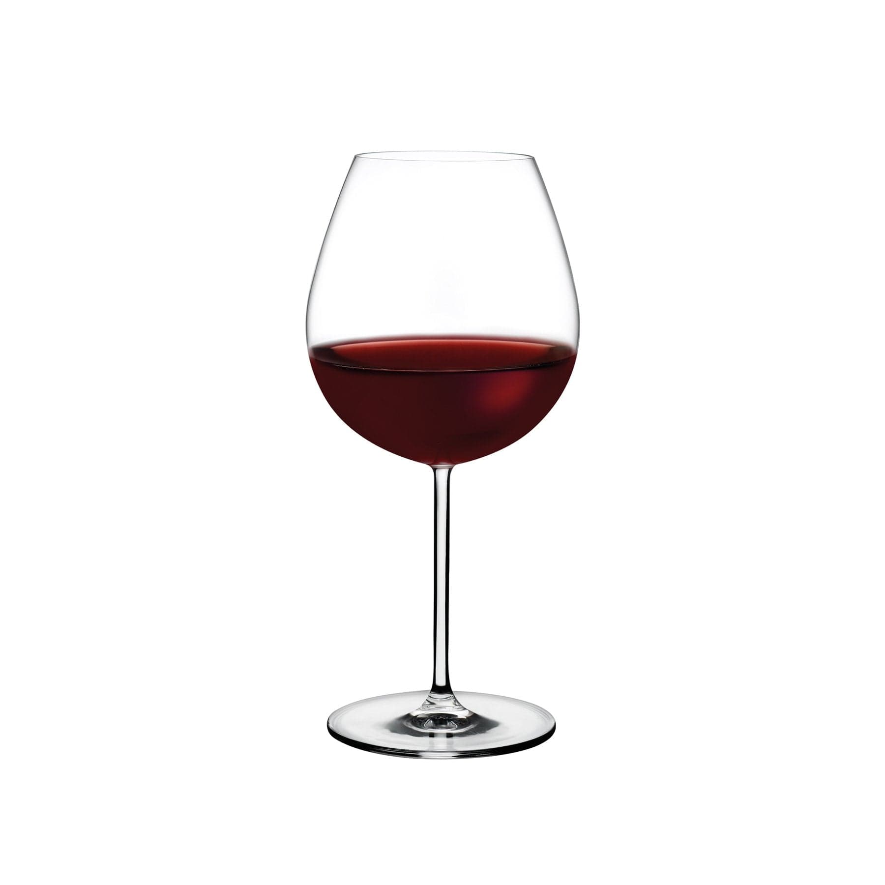 Vintage Set of Two Burgundy Red Wine Glasses 690 cc