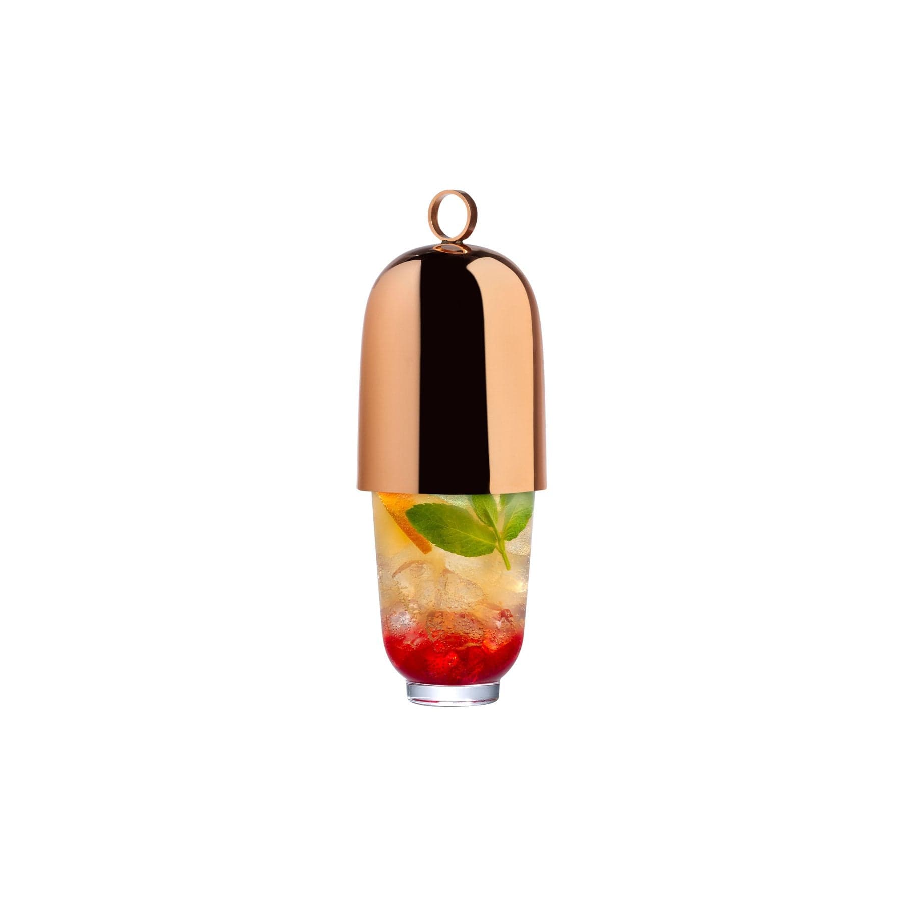 Nude Hepburn Crystal Shaker with Metal Top