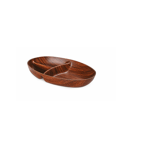 Kapp Three Compartment Snack Bowl (Oval)