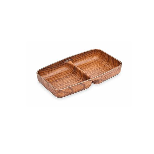 Kapp 2 Compartment Pukhet Sauce/Snack Bowl