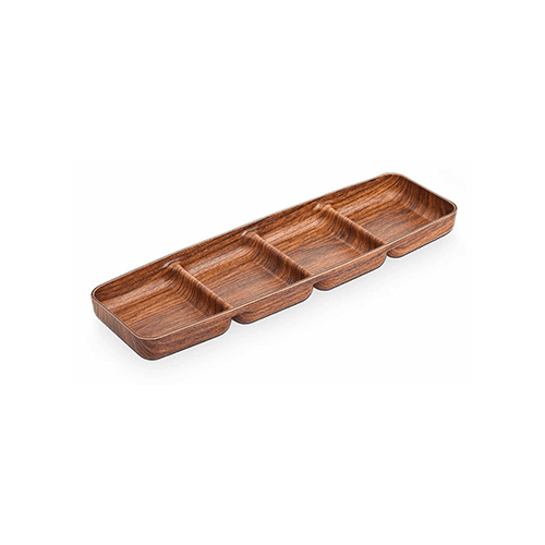 Kapp Four Compartment Pukhet Sauce/Snack Bowl