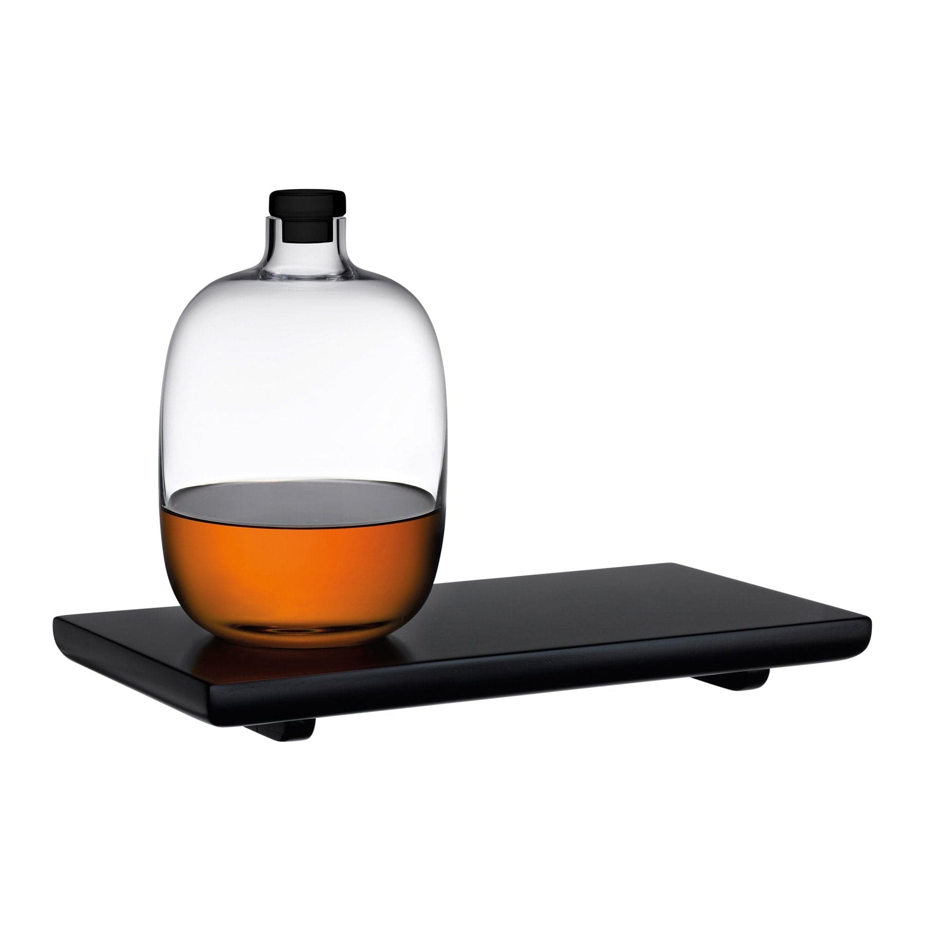 Nude Malt Carafe with Wooden Base